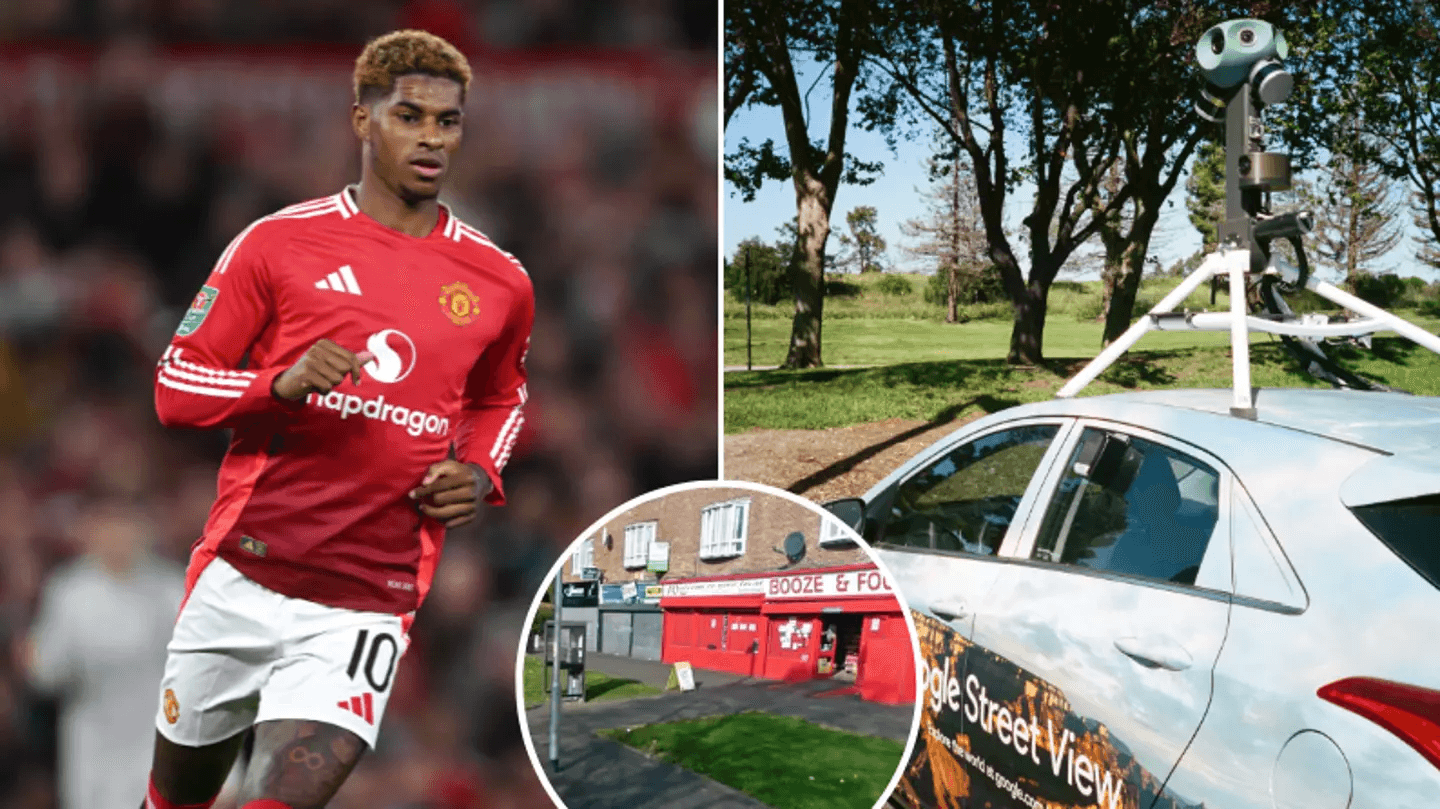 Cover Image for Marcus Rashford shares incredible hidden Google Maps image that has to be seen to be believed