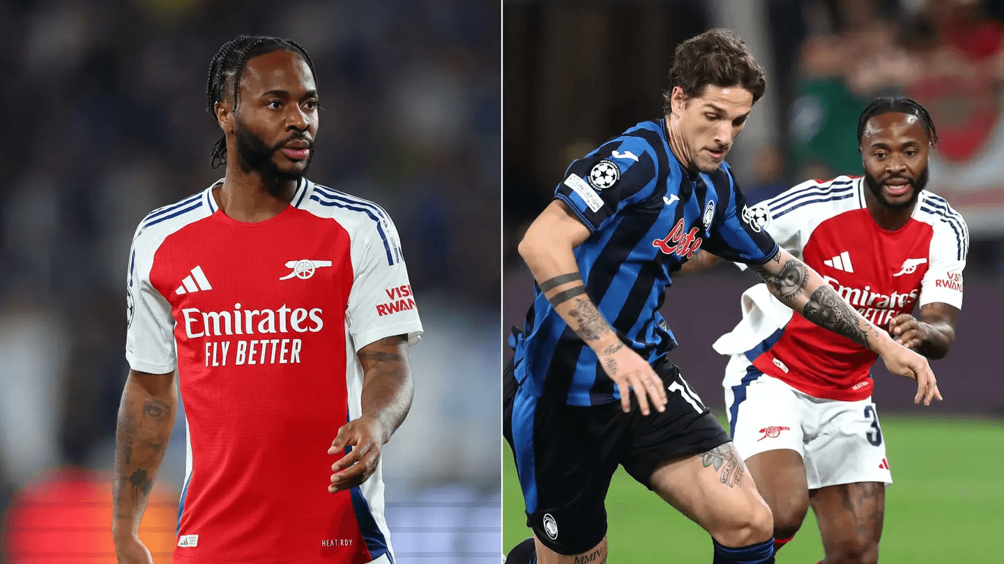 Cover Image for Raheem Sterling makes Champions League history in Arsenal’s game with Atalanta that will never be matched