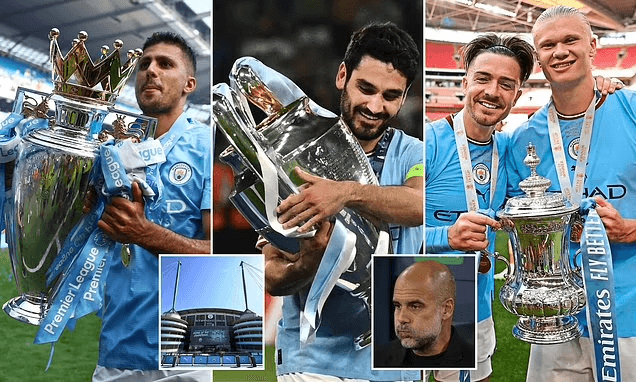 Cover Image for Man City ‘could be expelled from the Champions League, Club World Cup, FA Cup AND Carabao Cup’ if they are found guilty of breaking financial rules in football’s ‘trial of the century’